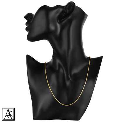 ASIL STORE 925 Sterling Silver 1MM Snake Chain 18K gold color Necklaces 16/18/20/22/24/26/28/30 Inches
Model number : 104